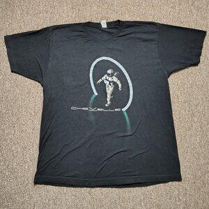 CHEVELLE T-Shirt Men XL Black Astronaut Arch Graphic Short Sleeve Rock Music